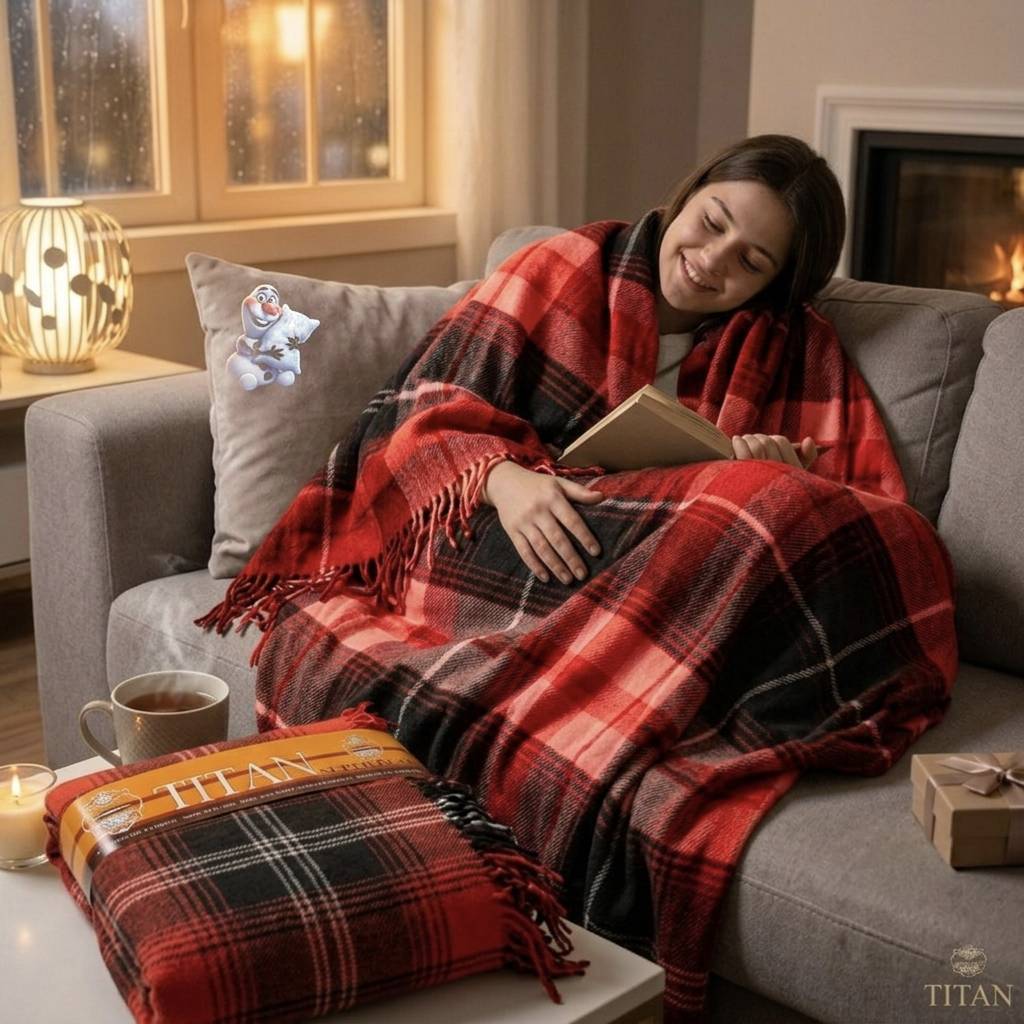 پتو مسافرتی مدل تیتان سایز 230 × 160 سانتی متر قرمز