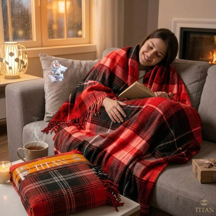 پتو مسافرتی مدل تیتان سایز 230 × 160 سانتی متر قرمز